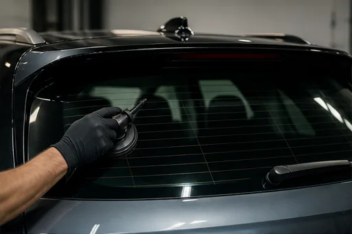 Rear windshield replacement service